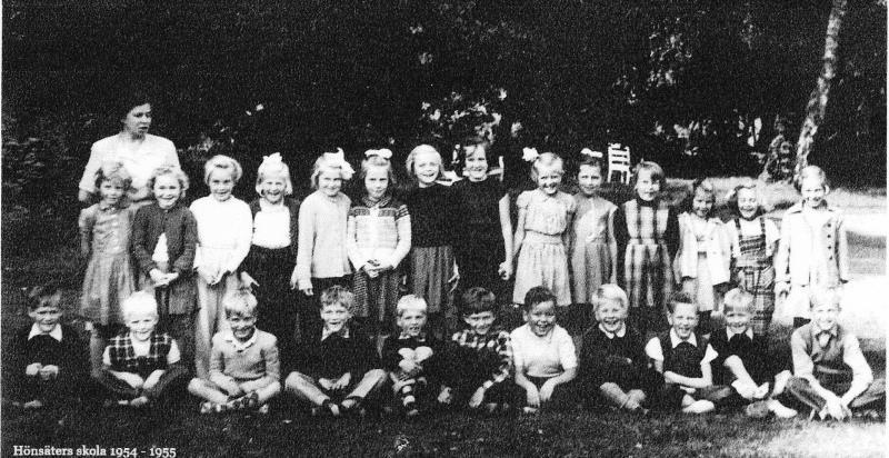 Bild3630 Hönsäters Skola Klass 1-2 1954-55